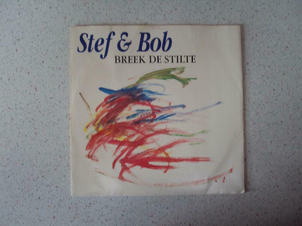 Singeltje van "Stef & Bob" Breek De Stilte anno 1991, Ophalen of Verzenden, Nederlandstalig
