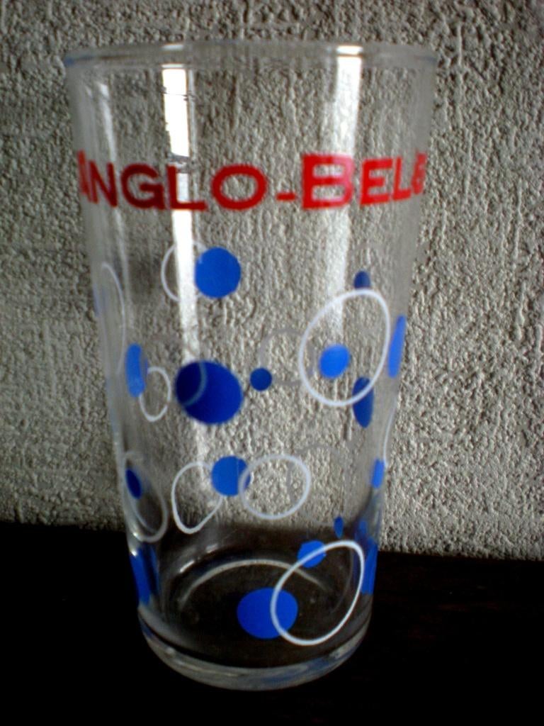 ANGLO BELGE, Verzamelen, Biermerken, Ophalen of Verzenden, Zo goed als nieuw, Glas of Glazen