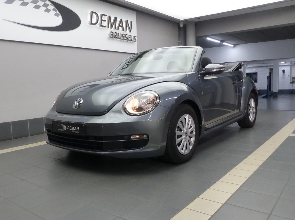 Volkswagen New Beetle donkergrijs Cab 1.2 TSI, Voorwielaandrijving, 4 zetels, Stof, 4 cilinders