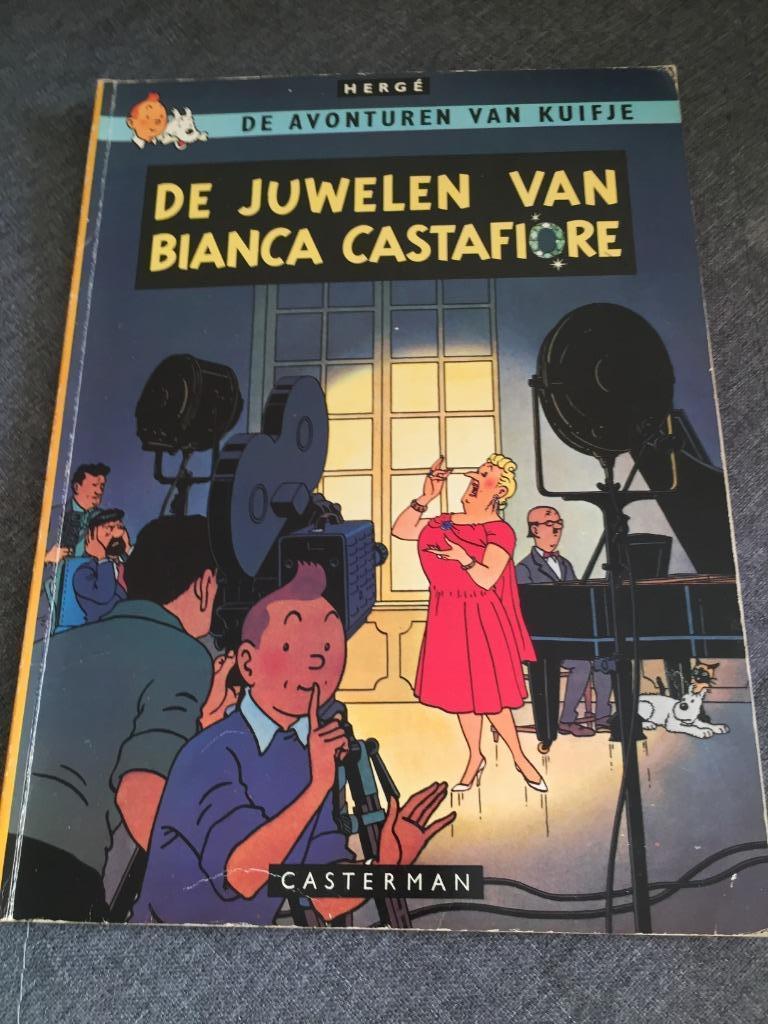 Kuifje De Juwelen van Bianca Castafiore, Boeken, Eén stripboek, Ophalen of Verzenden, Zo goed als nieuw, Hergé