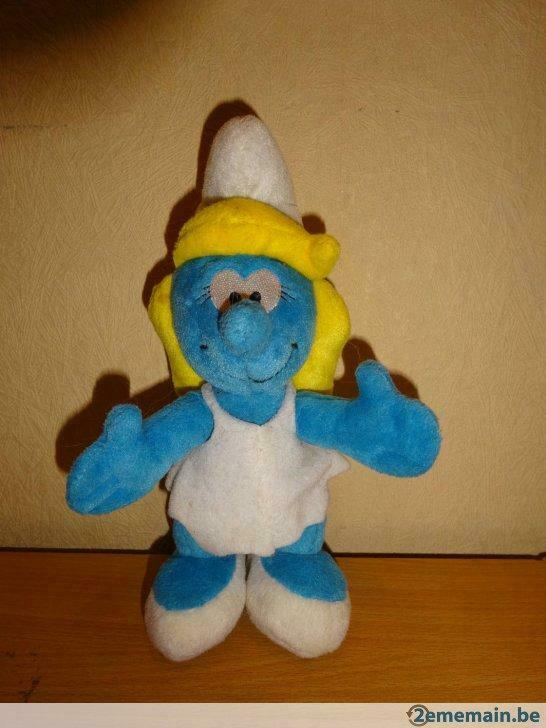 peluche Schtroumpf., Collections, Schtroumpfs, Enlèvement, Neuf, Schtroumpfette, Poupée, Figurine ou Peluche