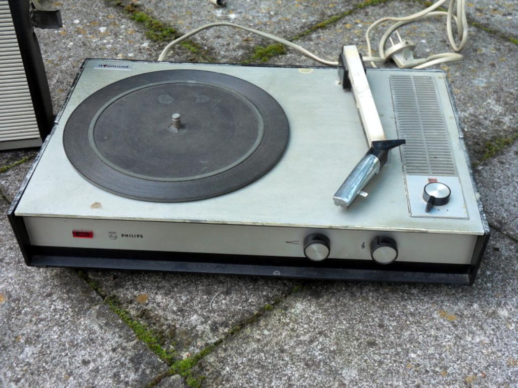 Vintage platenspeler Philips., Antiek en Kunst, Ophalen