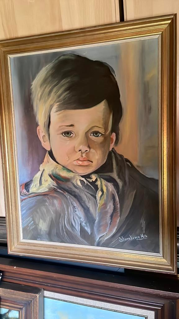 Schilderij kind, Enlèvement