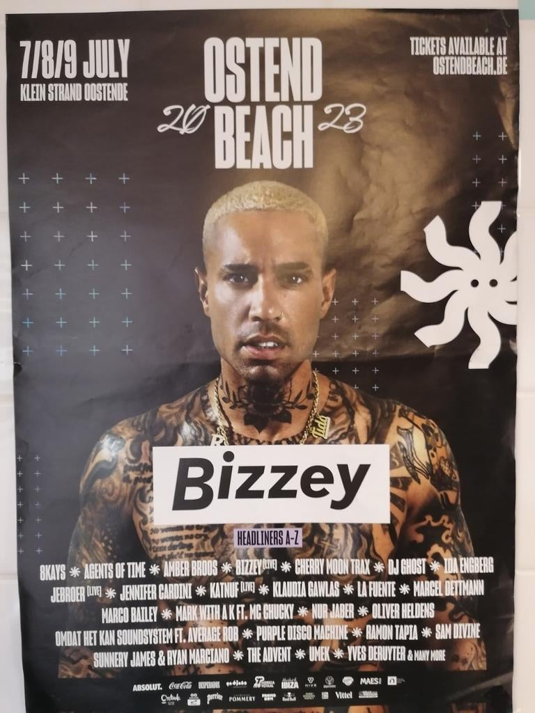 Poster bizzey, Verzamelen, Posters, Verzenden