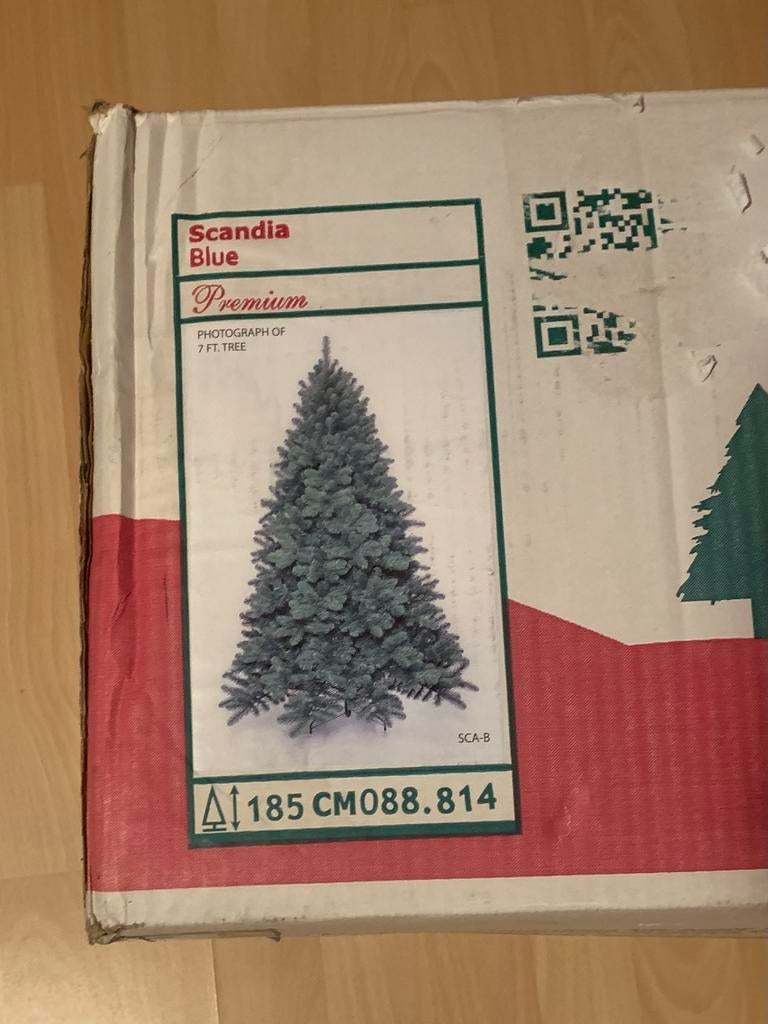 Kunstkerstboom 185cm, Ophalen, Zo goed als nieuw