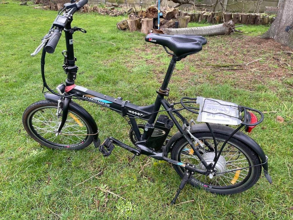 LONGWISE 2OO4F opvouwbare elektrische fiets. Goede conditie!, Fietsen en Brommers, Elektrische fietsen, Ophalen, Gebruikt, Minder dan 30 km per accu