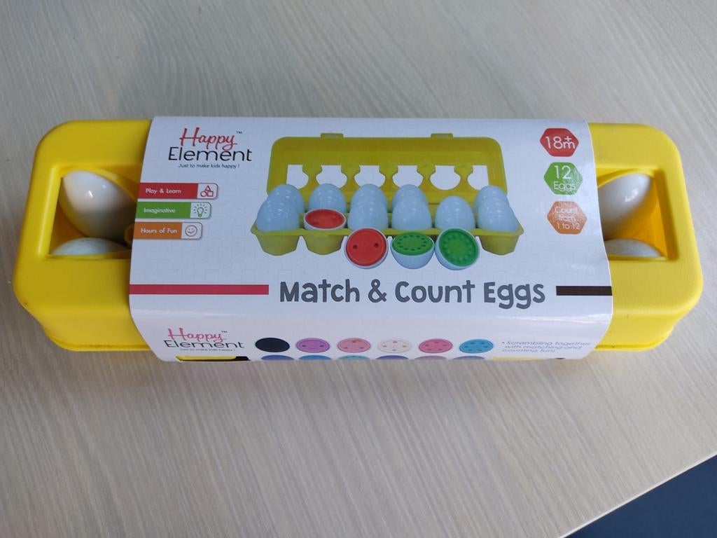 Babyspeelgoed vanaf 18M 12 eitjes, Ophalen, Nieuw