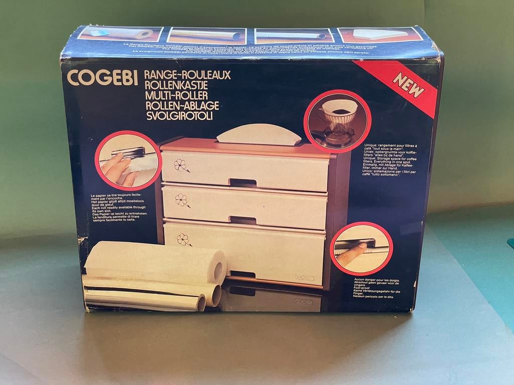 Armoire rétro à rouleaux multiples COGEBI — années 70, Enlèvement ou Envoi