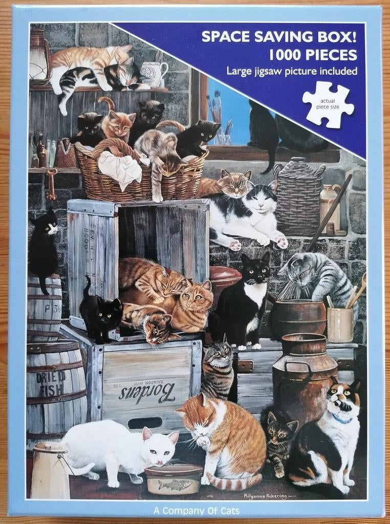 Puzzel OtterHouse, "A company of cats" - 1000 stukjes, Enlèvement