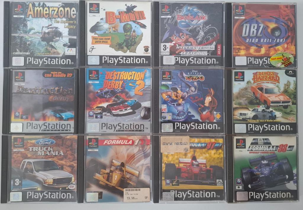 39x PSX games, apart of in lot, Avontuur en Actie, Gebruikt, RetroGamed, Ophalen of Verzenden