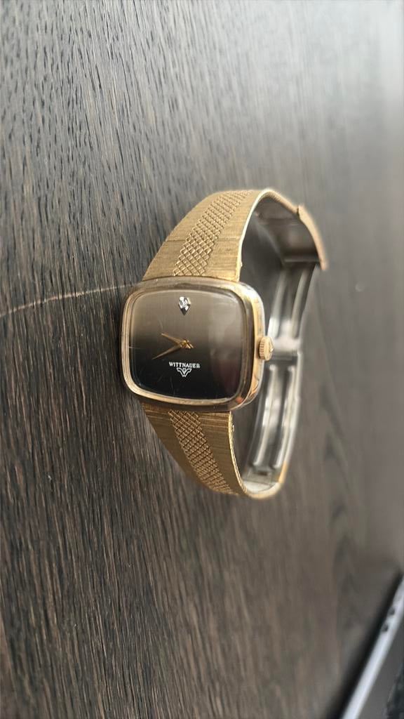 Montre-bracelet à remontage manuel Wittnauer des années 60., Montre-bracelet, Enlèvement ou Envoi, Or, Longines