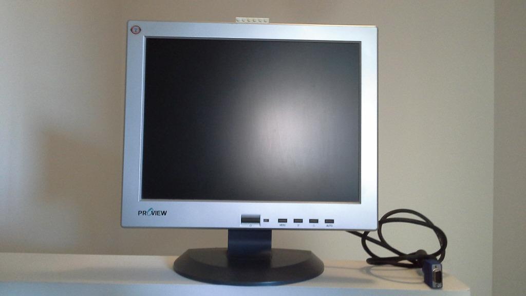 Schermmonitor 15 inch VGA, Informatique & Logiciels, Moniteurs, Enlèvement, Utilisé, VGA, ProView