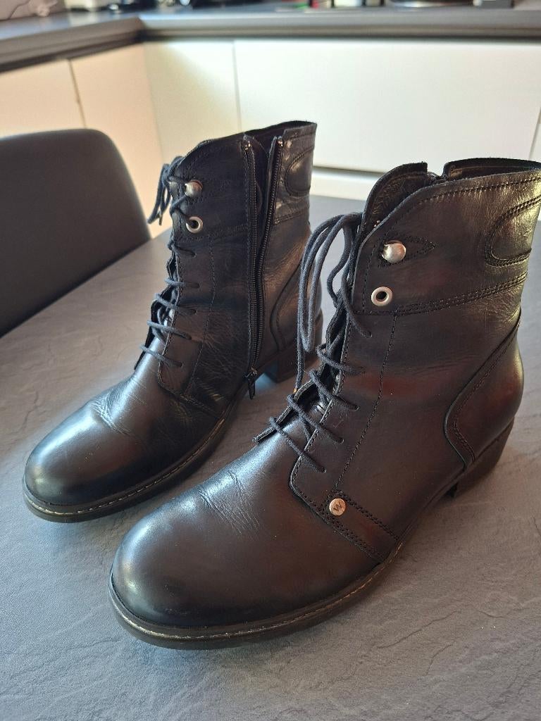 Zwarte halfhoge laarsjes/bottines maat 41 Wolky, Kleding | Dames, Schoenen, Wolky, Zwart, Lage of Enkellaarzen, Ophalen of Verzenden