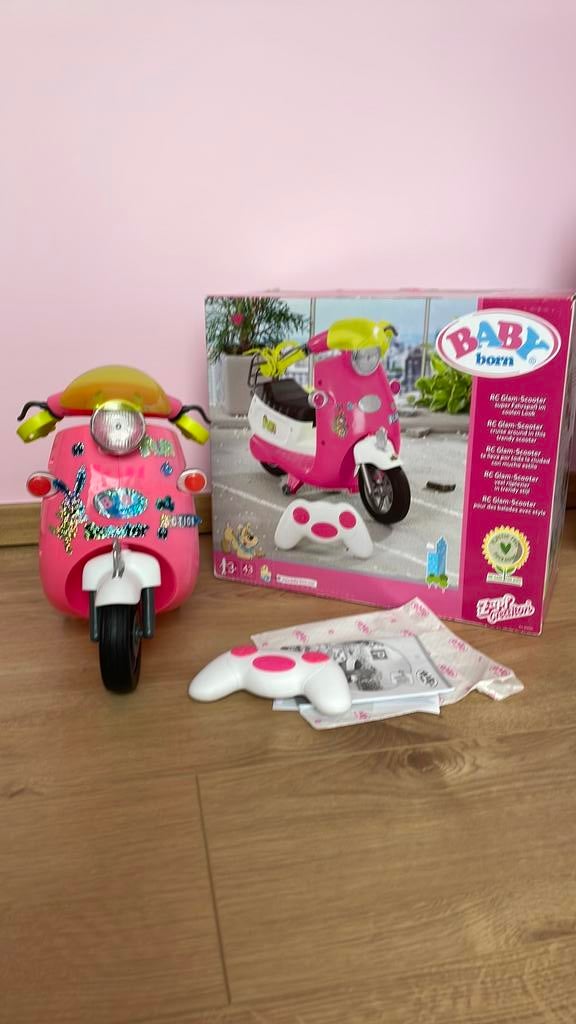 baby born scooter, Kinderen en Baby's, Speelgoed | Poppen, Ophalen, Gebruikt