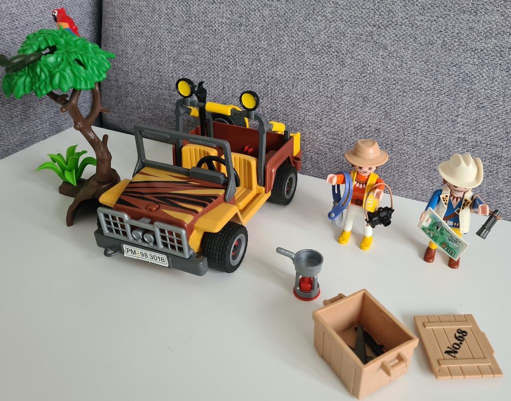 Playmobil 3018 + 3764 : kamperen, Ophalen, Zo goed als nieuw, Los Playmobil