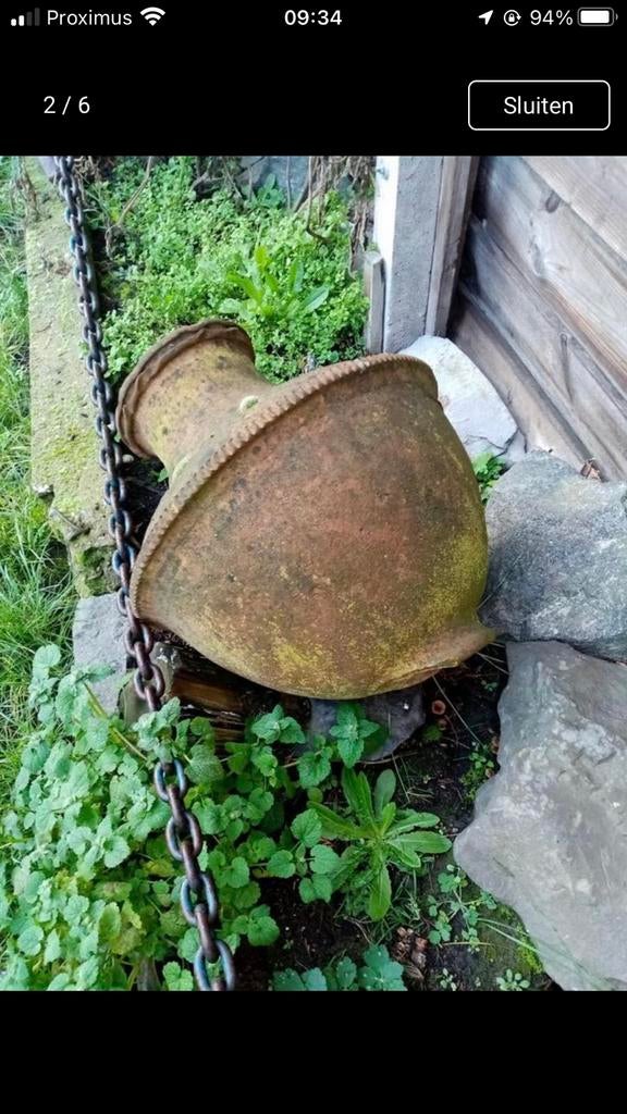 Grote antieke kruik, Tuin en Terras, Ophalen, Gebruikt