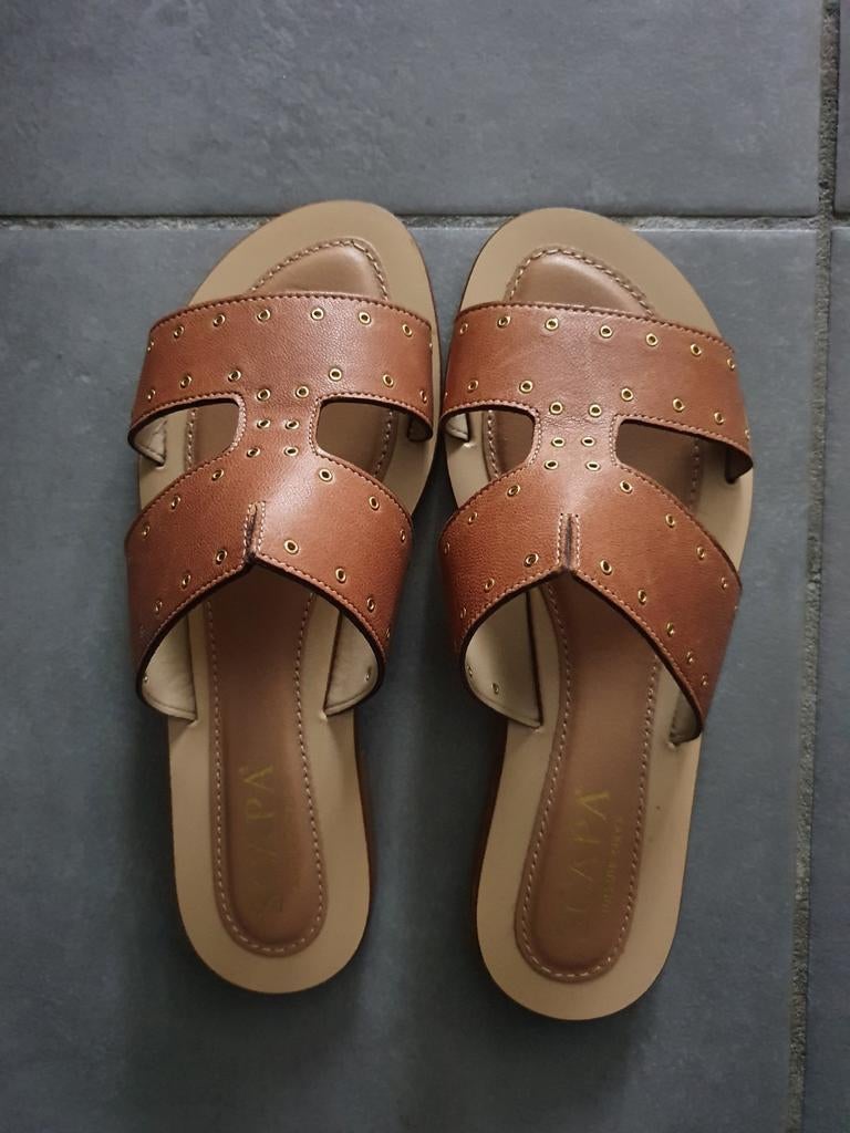 Nieuwe slippers van Scapa maat 36, Slippers, Scapa, Bruin, Nieuw