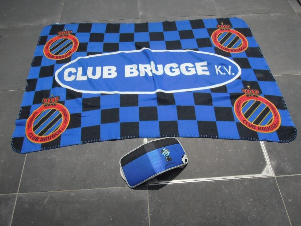 verzamelaar Club Brugge KV opbergmap CD DVD fleese deken, Sport en Fitness, Voetbal, Ophalen of Verzenden, Gebruikt, Clubaccessoires