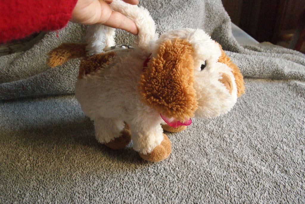 handtasje en knuffel in 1 in de vorm van hond, Ophalen of Verzenden, Zo goed als nieuw, Hond