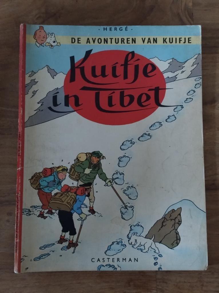De avonturen van Kuifje - Kuifje in Tibet - Hergé, Boeken, Ophalen of Verzenden, Gelezen