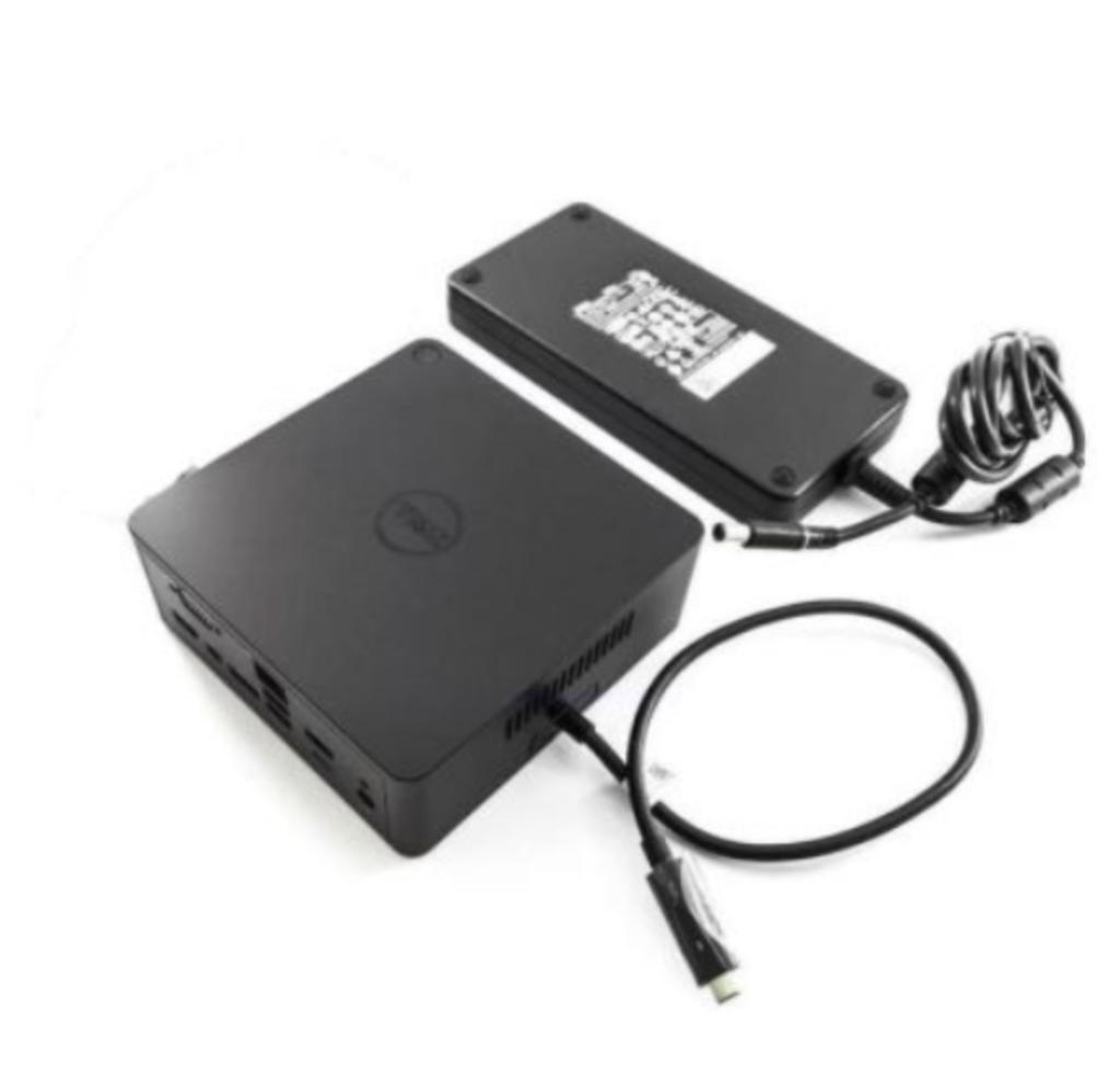 Dell K16A001 docking station + voeding Thunderbolt Usb-C 240, Ophalen of Verzenden, Zo goed als nieuw, Docking station