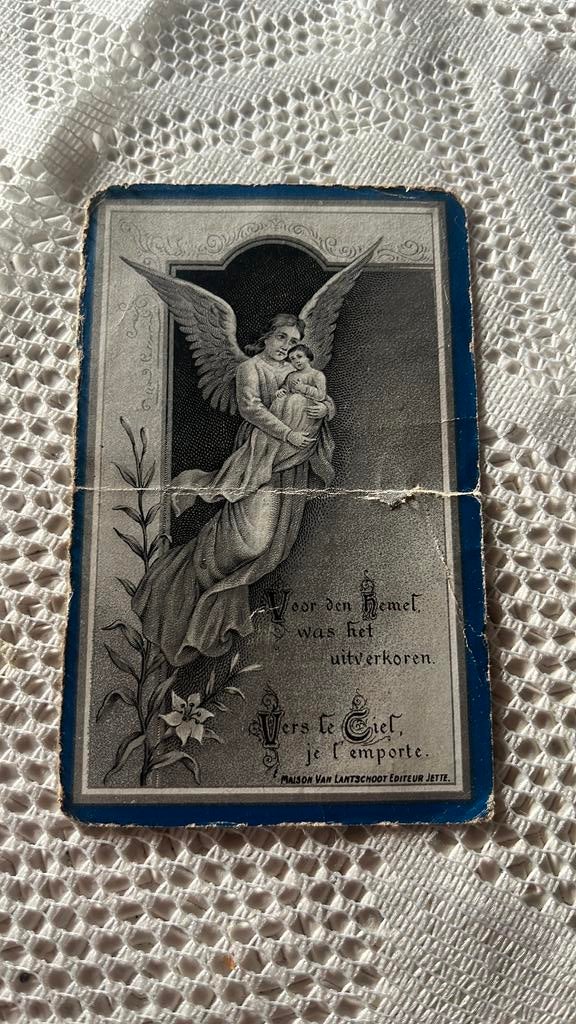 Bp Richilde De Sender gb te Leke overleden te Dacknam 1945, Verzenden, Bidprentje