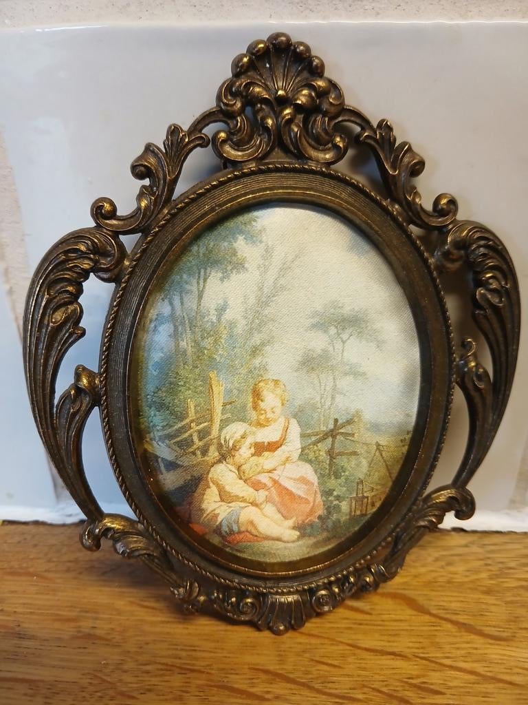 Italiaans frame in gesmeed metaal, Ophalen of Verzenden