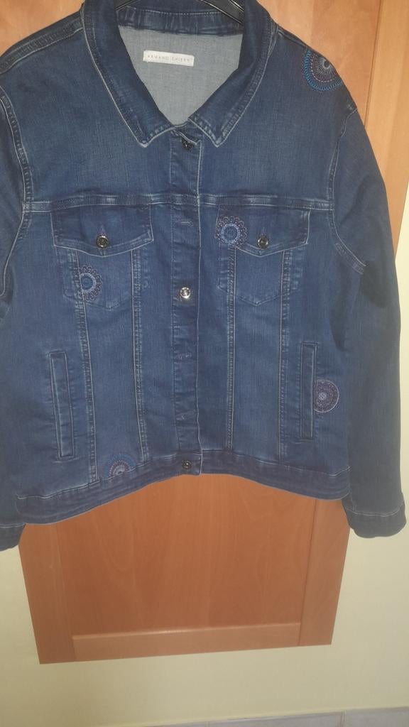 veste en jean, taille 44, marque Armand Thiery, Kleding | Dames, Ophalen, Zo goed als nieuw