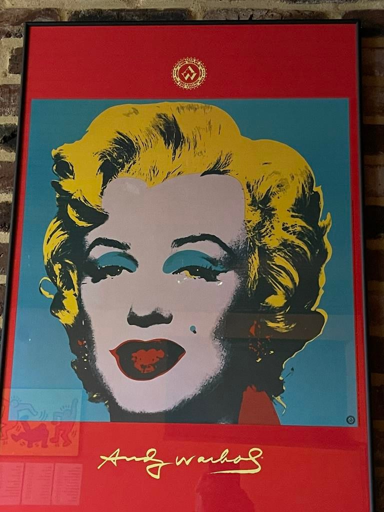 Andy warhol poster, Antiek en Kunst, Kunst | Litho's en Zeefdrukken, Ophalen of Verzenden