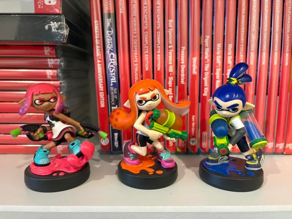 3 x Amiibos Splatoon, Consoles de jeu & Jeux vidéo, Jeux | Nintendo Switch, Enlèvement ou Envoi, Comme neuf