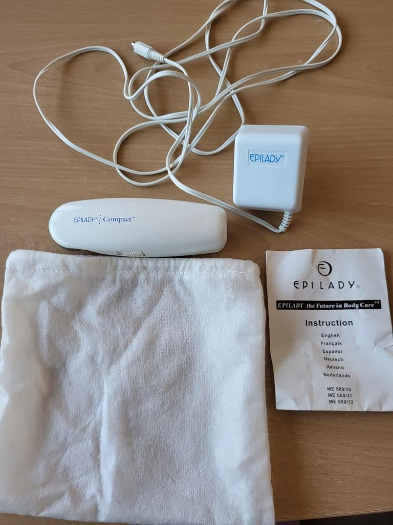 Epilady Compact, transformer, hoesje, gebruiksaanwijzing, Elektronische apparatuur, Ophalen of Verzenden, Zo goed als nieuw, Scheren en Epileren