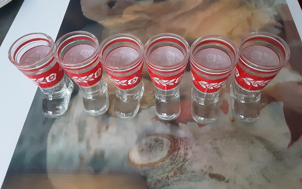 6 cognacglaasjes te koop, Enlèvement, Neuf