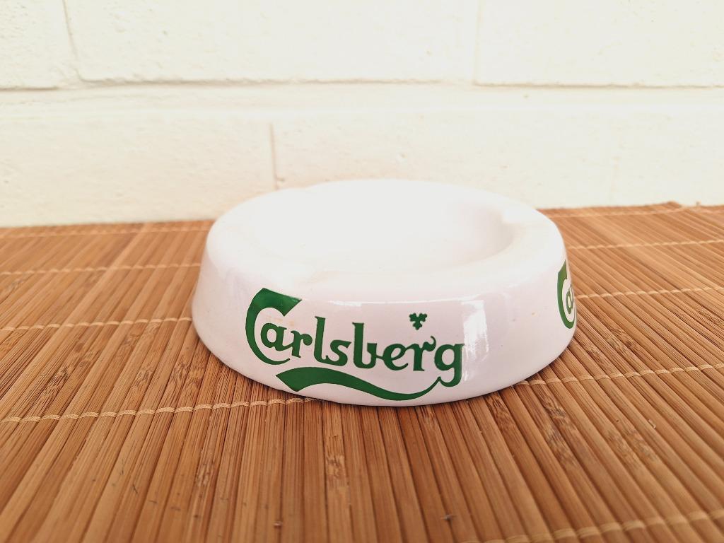 Carlsberg emaille asbak, Enlèvement ou Envoi, Utilisé