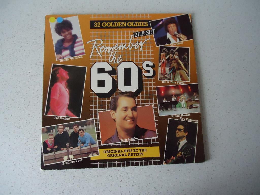 Dubbel LP "Remember The '60"  32 Golden Oldies anno 1985., Enlèvement ou Envoi, Utilisé, 12 pouces, Pop