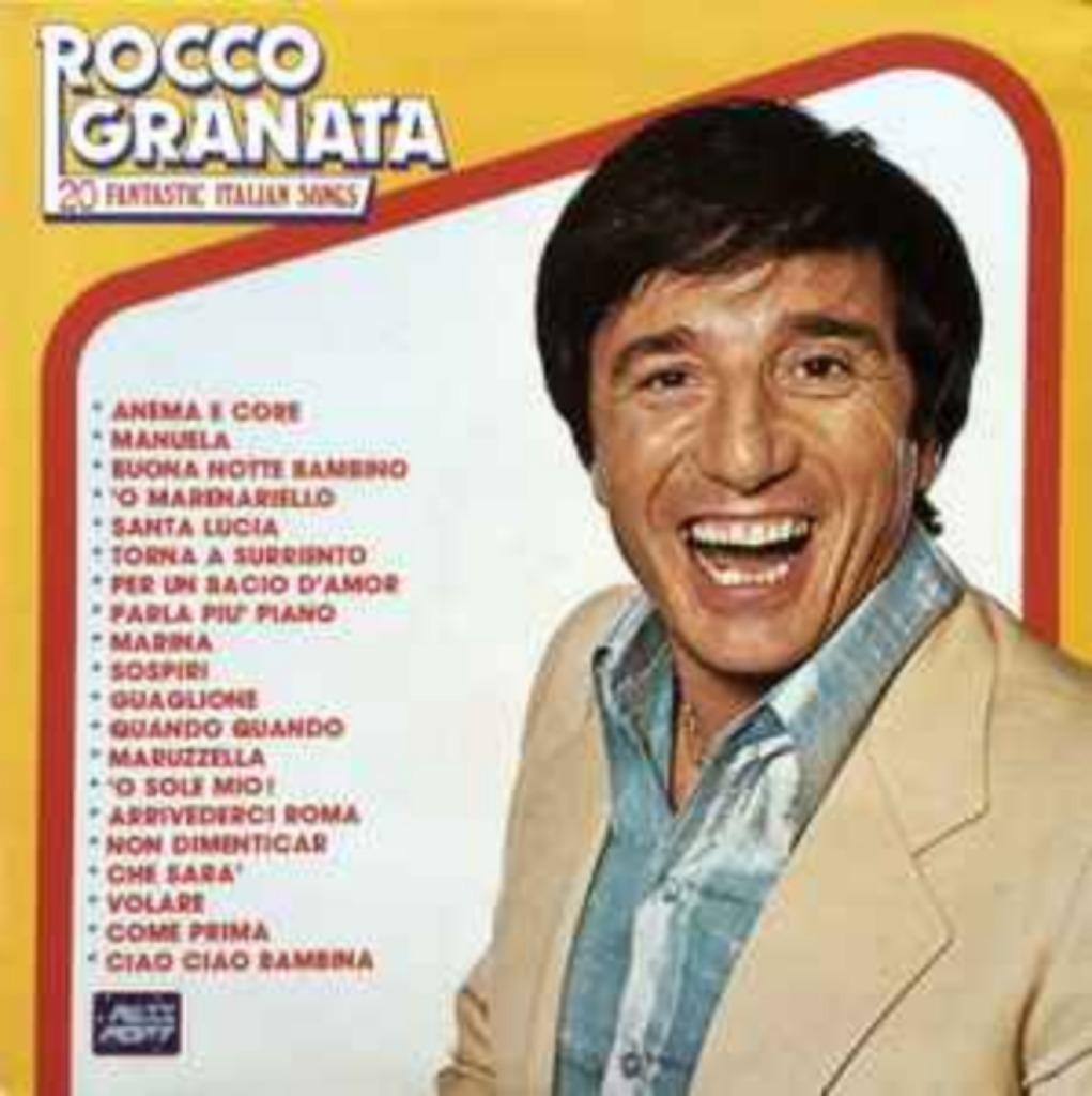 Lp Rocco Granata: 20 Fantastic Italian Songs, Enlèvement ou Envoi, Utilisé, 12 pouces