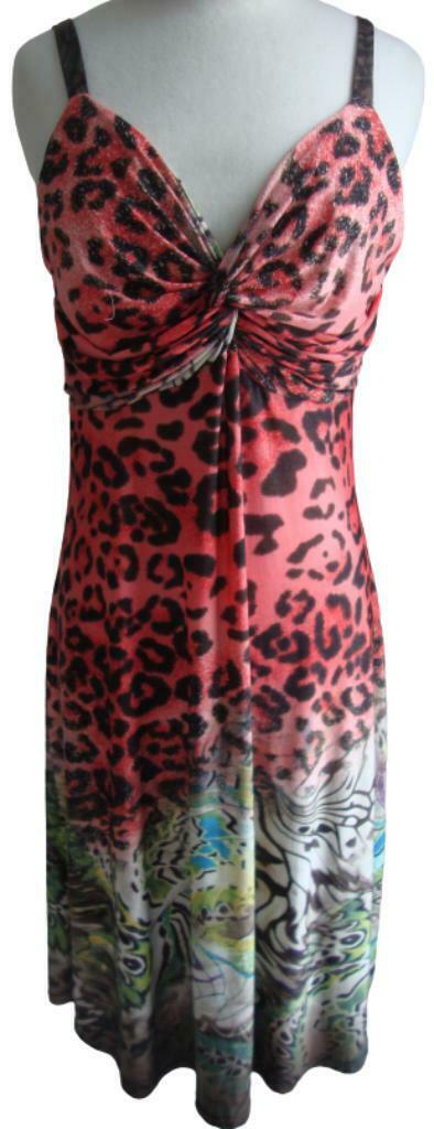 Romeo pour Juliette jurk - 38/40, Kleding | Dames, Jurken, Zo goed als nieuw, Maat 38/40 (M), Overige kleuren, Onder de knie, Verzenden