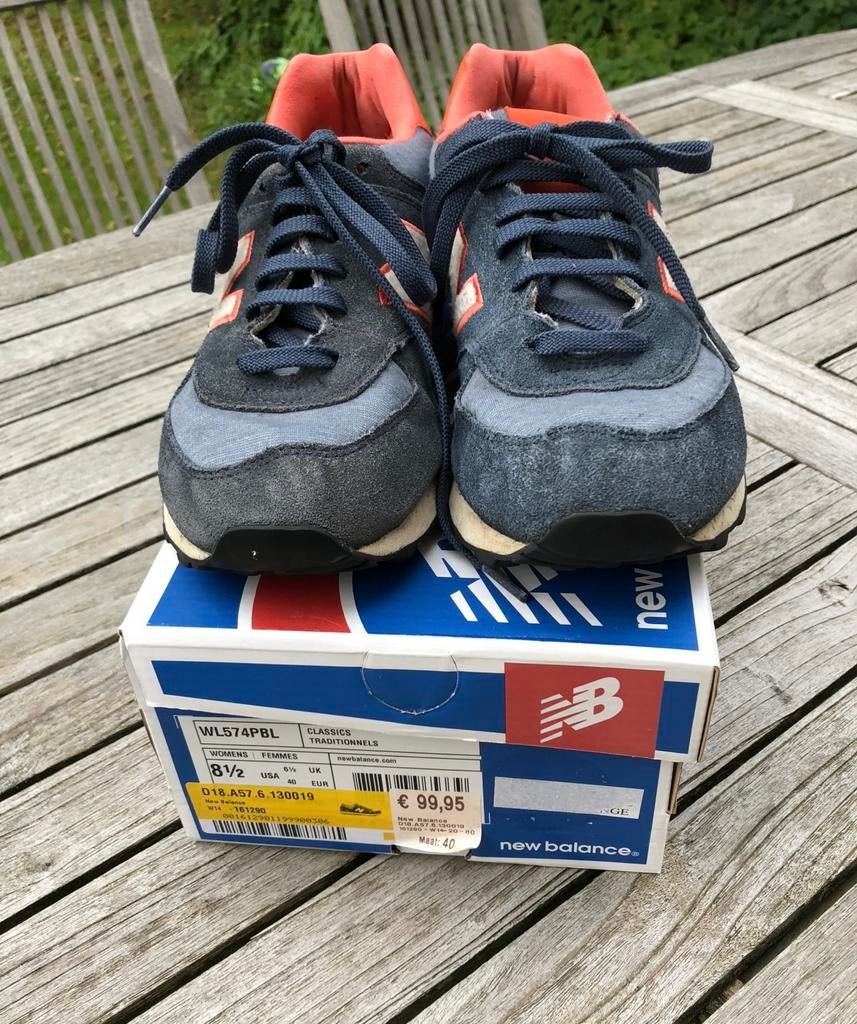 New Balance maat 40, Blauw, Ophalen of Verzenden, Sneakers, Gedragen