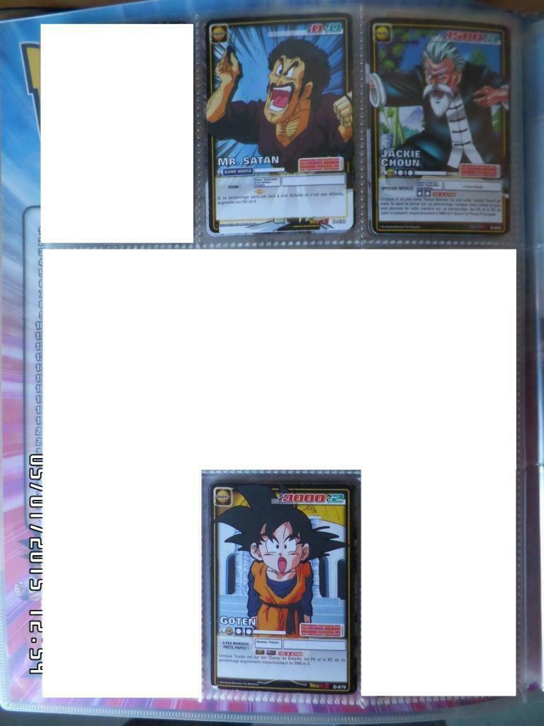 Cartes Dragon Ball z Française série 10, Enlèvement