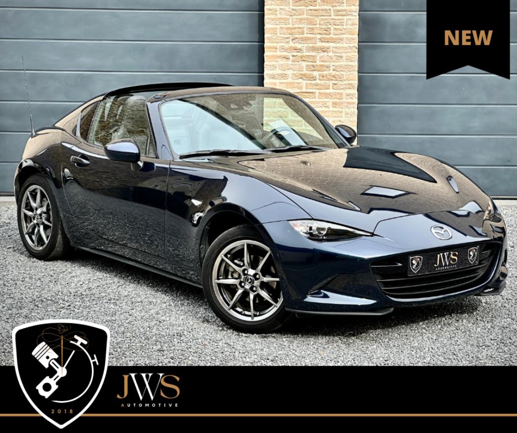 Mazda MX-5 ND2 RF 1.5 ** CARPLAY BT - FULL MAZDA SERVICE **, Autos, Mazda, Cuir, Achat, 1114 kg, Euro 6