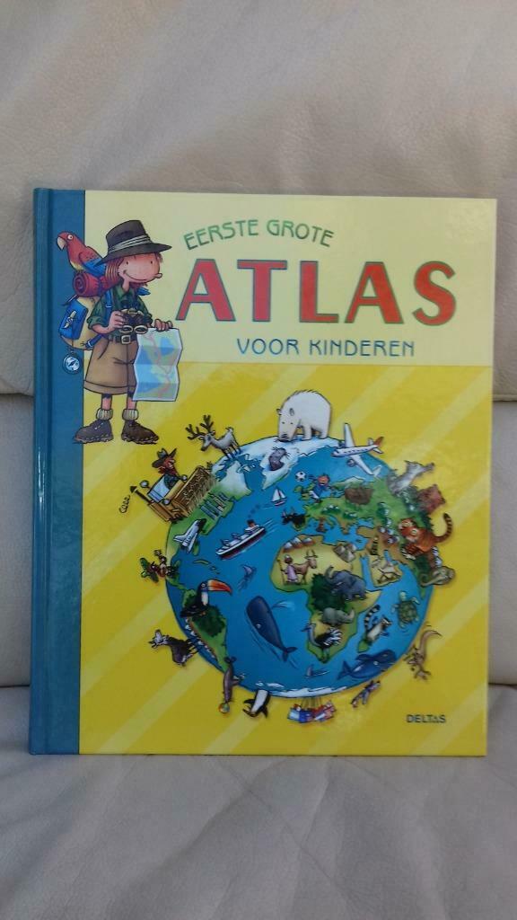 dierenboek + atlas voor kinderen, Ophalen, Zo goed als nieuw