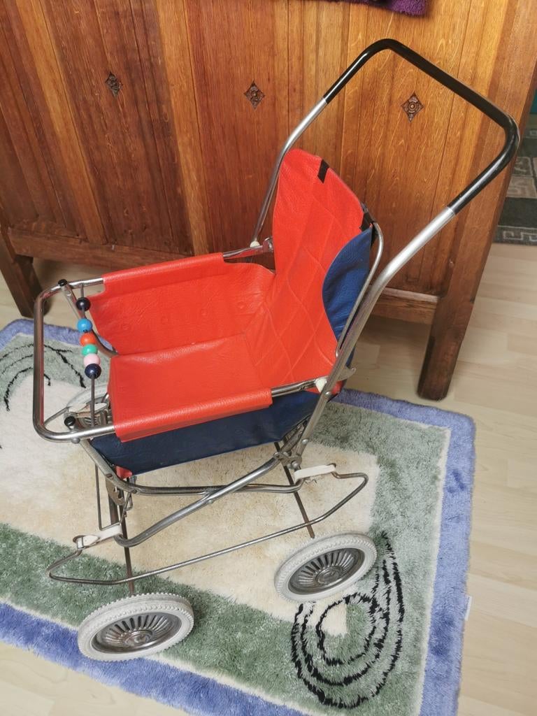 Heel mooie antieke poppen wagen, Ophalen of Verzenden