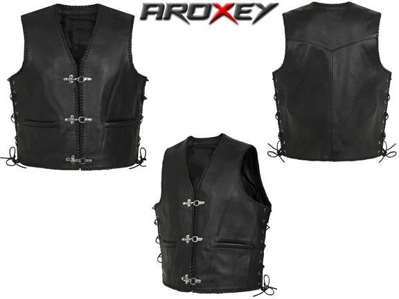 Gilet de moto en cuir neuf, Envoi, Neuf, avec ticket, Femmes, Manteau | cuir