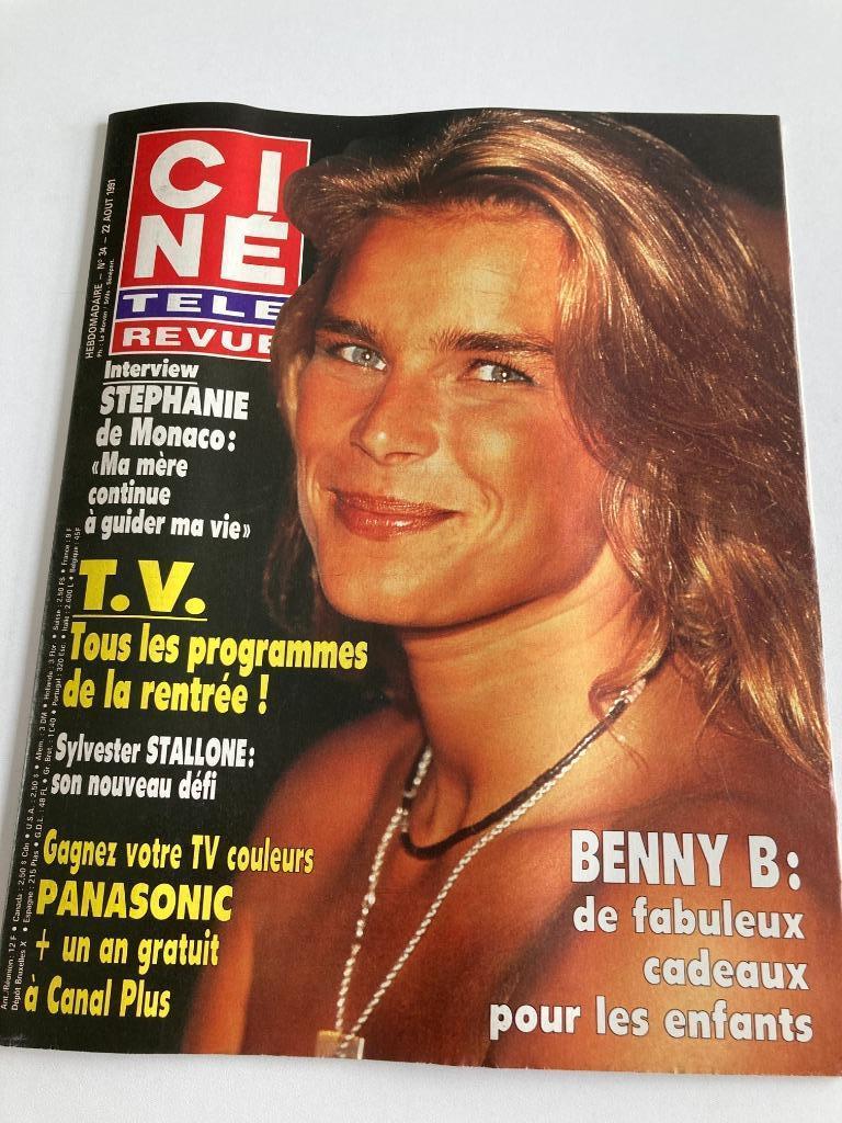 Ciné Revue nr 34 1991 : Stephanie, Stallone, Boutsen, Curtis, Enlèvement ou Envoi, Utilisé, Musique, Cinéma ou TV