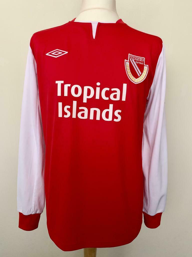 Energie Cottbus 2012-2013 home Farina match worn shirt, Sports & Fitness, Football, Taille M, Utilisé, Maillot