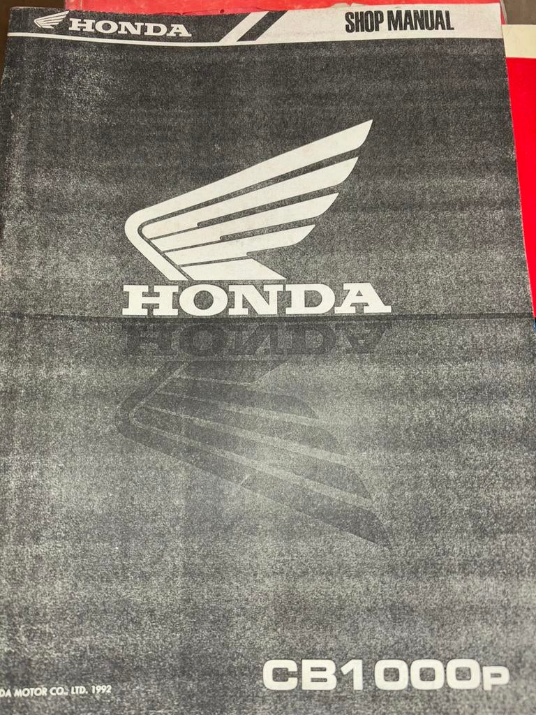 Workshopmanual Honda CB1000P 1993- in engels, Ophalen of Verzenden, Honda