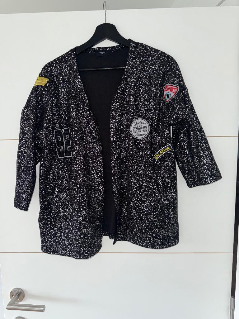 Gilet Sweewe noir/argentee, Kleding | Dames, Sweewe, Zwart, Nieuw, Ophalen of Verzenden