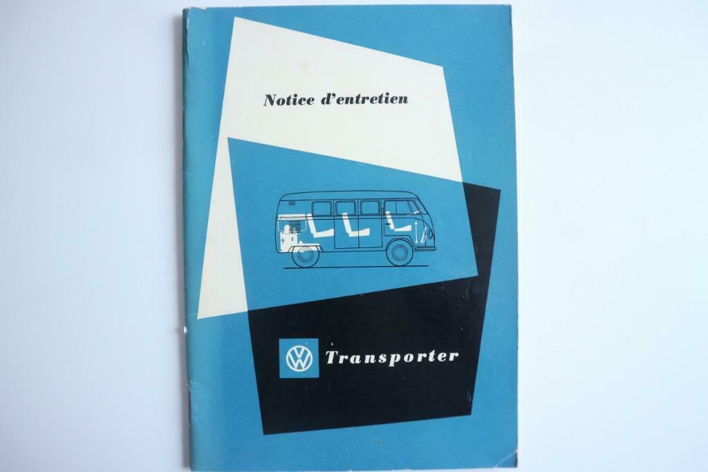 Notice technique VW TRANSPORTER 1953, Envoi
