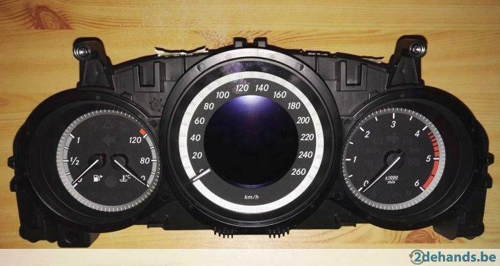 Km teller MB 204 C klasse herstel instrumentenpaneel, Ophalen of Verzenden, Gebruikt, Mercedes-Benz