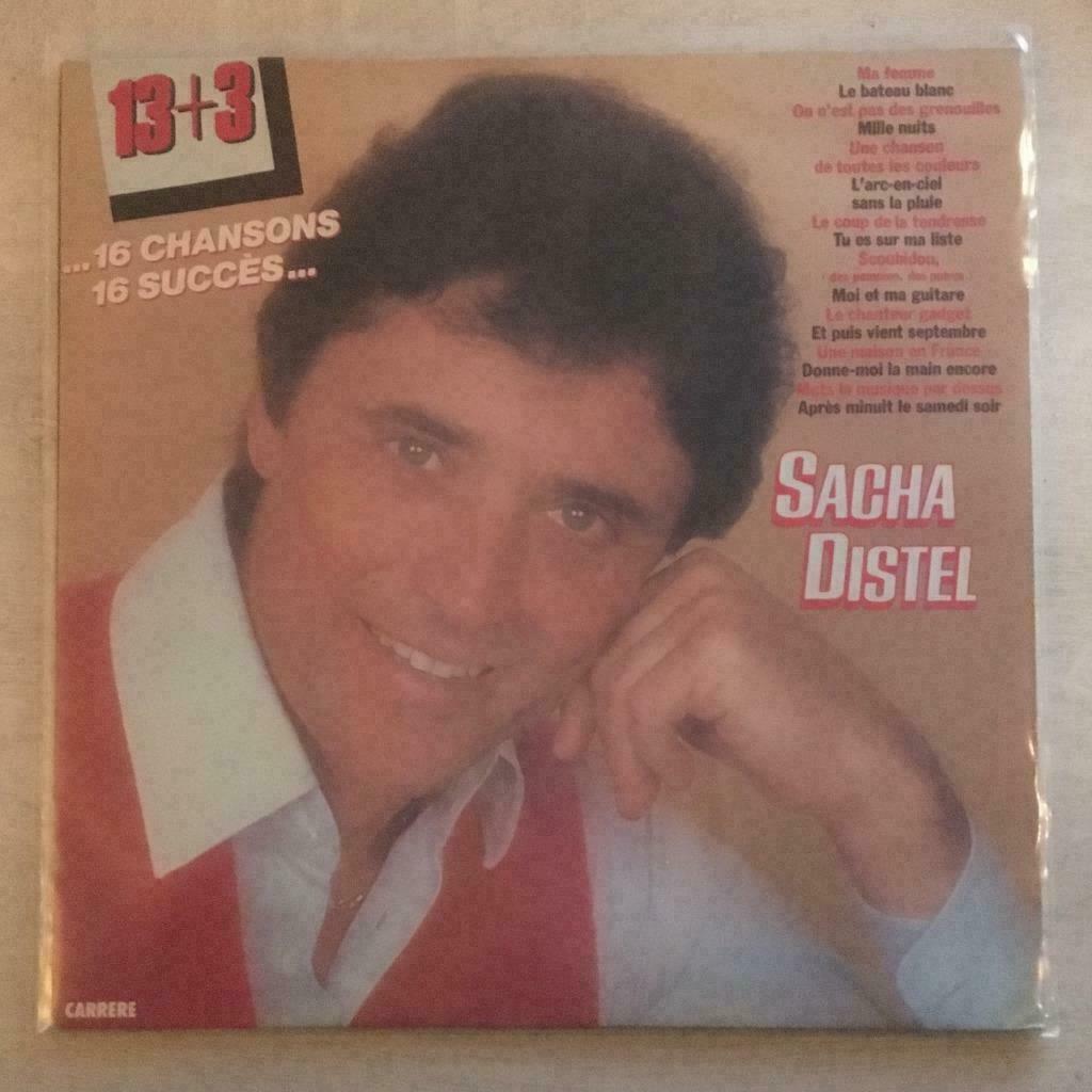 LP Sacha Distel - 13 + 3 ...16 Chansons 16 Succès VG+, Verzenden, 12 inch