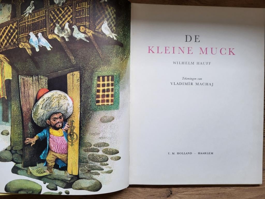 Oud sprookjesboek - De kleine Muck - Wilhelm Hauff, Ophalen of Verzenden, Gelezen